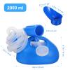 ARTSEWPLY Portable Urine Bottle for Women, mL, Leakproof Lid with Carry Handle for Travel, Camping, Outdoor Use, Emergencies, and Cars view 2