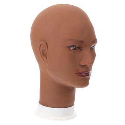 NIYANGLE Mannequin Head for Wigs and Hats, Lifelike Male Styrofoam Head for Professional Displays and Creative Decoration