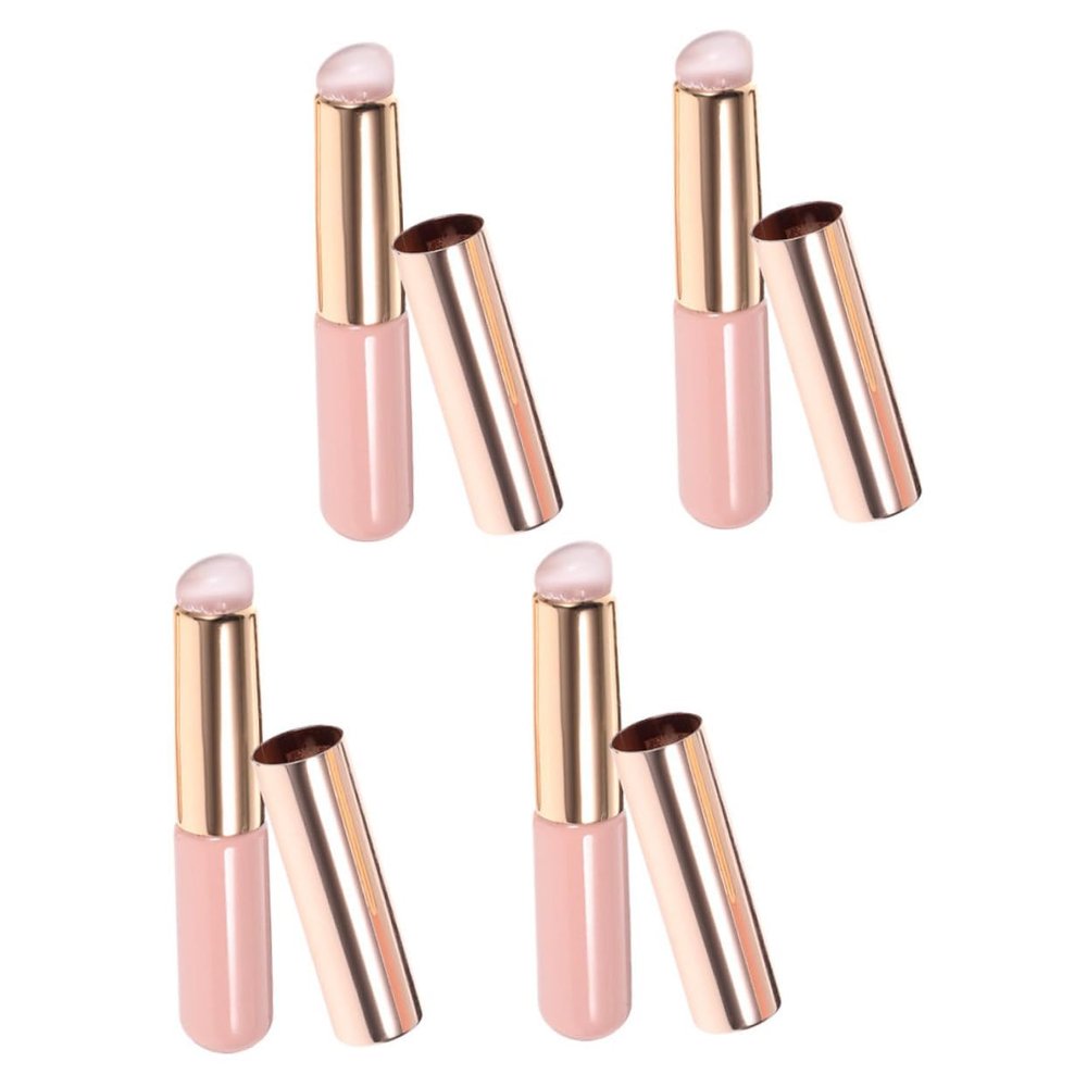 SHERCHPRY 4-Piece Silicone Lipstick Applicator and Lip Gloss Brush Set