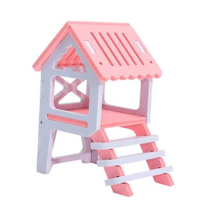 CIYODO Hamster Loft House - Wooden Hamster Hut