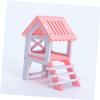 CIYODO Hamster Loft House - Wooden Hamster Hut view 3