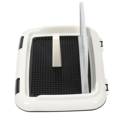 Black Indoor Dog Toilet with Anti-Slip Feature