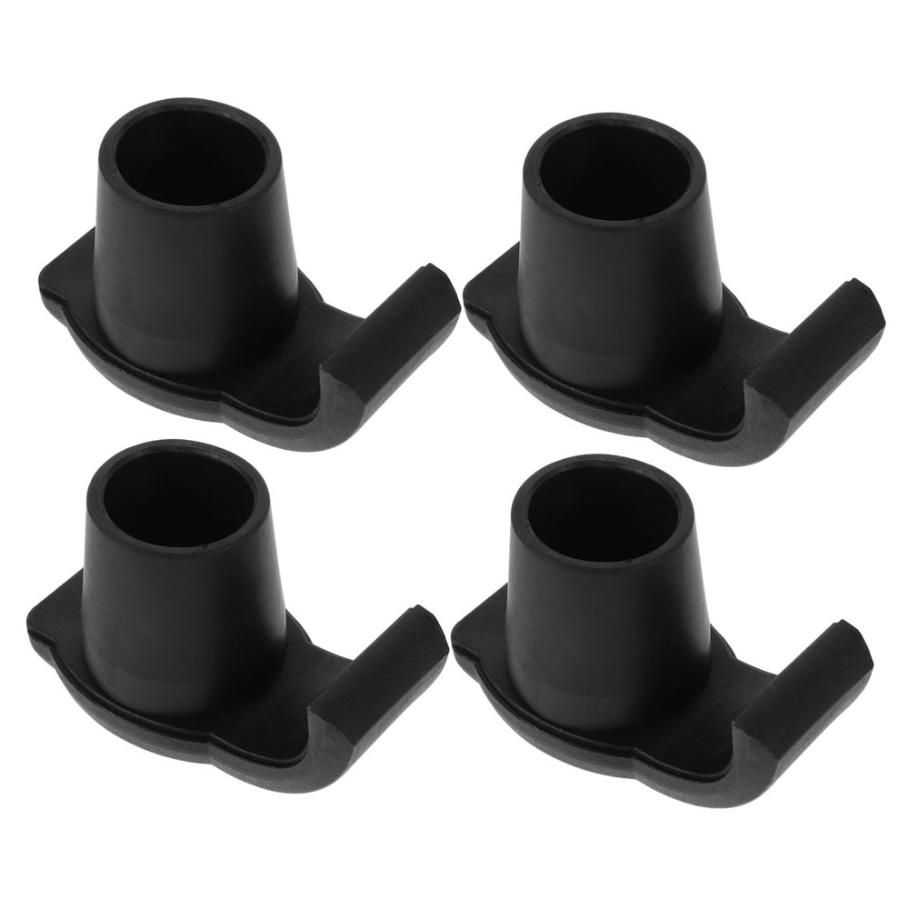 ERINGOGO 4-Piece Rollator Glides for Seniors, TPR and Nylon