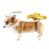 Dog Sun Hat, Adjustable Wide Brim, Pet Headwear, Fisherman Hat, Breathable Corduroy with Ear Holes, Summer Outdoor Cap for Dogs and Cats, Pet Sunglasses view 2