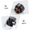 VALICLUD 5-Pack Brown Glass Cream Jars with Screw Lids view 3