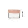 EPIGEIST 20-Piece Clear Cream Jars, Refillable Cosmetic Travel Containers view 2