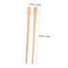 SOIMISS 100-Piece Wooden Spatulas for Body Hair Removal, Khaki view 2