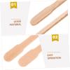 SOIMISS 100-Piece Wooden Spatulas for Body Hair Removal, Khaki view 4