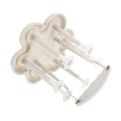 Milisten PP Space-Saving Beige Baby Bottle Drying Rack