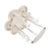 Milisten PP Space-Saving Beige Baby Bottle Drying Rack view 1