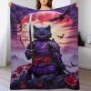 LTTTT Soft Flannel Fleece Throw Blanket for Cats, Bedding, Sofa and Bedroom, 130 x 150 cm view 1