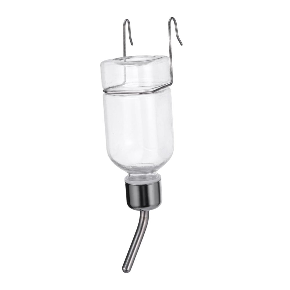 Abaodam Automatic Water Dispenser with Hanging Water Bottle for Small Animals Such as Rabbits and Cats, Made of Eco-Friendly Plastic