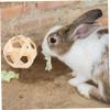 ifundom Hanging Handmade Small Animal Bamboo Food Ball view 3