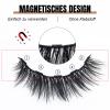 Magnetic Eyelashes, 7-Pair Set with Black Magnetic Eyeliner view 4