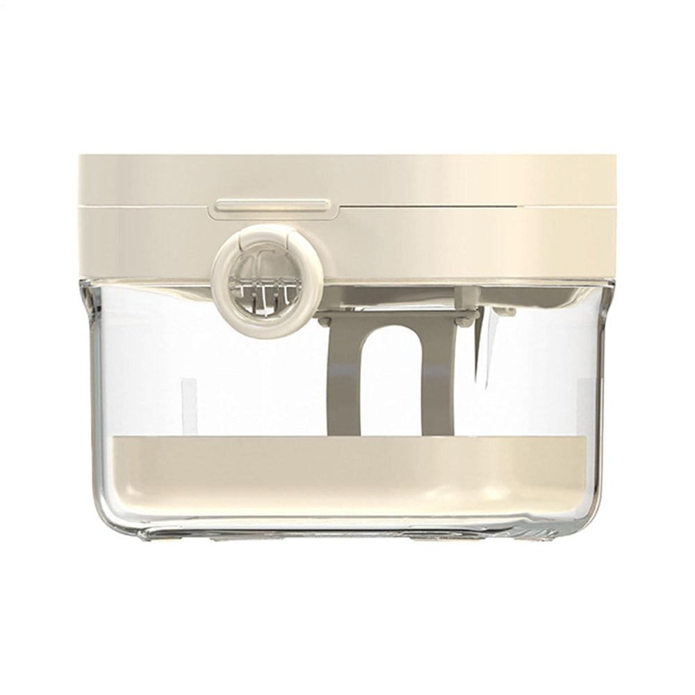Nuytghr Denture Container with Mirror and Mouthguard Cover