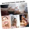 VICASKY Face and Nail Cleaning Brushes with Long Handles, 6-Piece Set view 3