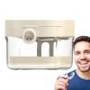 Denture Soaking Container with Protective Cover and Mirror view 1