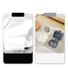 Denture Soaking Container with Protective Cover and Mirror view 3
