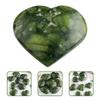 Heart-Shaped Crystal Jewelry, Small Green Crystal Stone Heart view 3