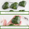 Heart-Shaped Crystal Jewelry, Small Green Crystal Stone Heart view 4