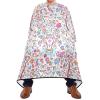 RPLIFE Quirky Tree Colorful Flowers Barber Cape, One Size view 2