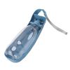 Dog Water Bottle with Bowl Dispenser - 550ml (Blue) view 2