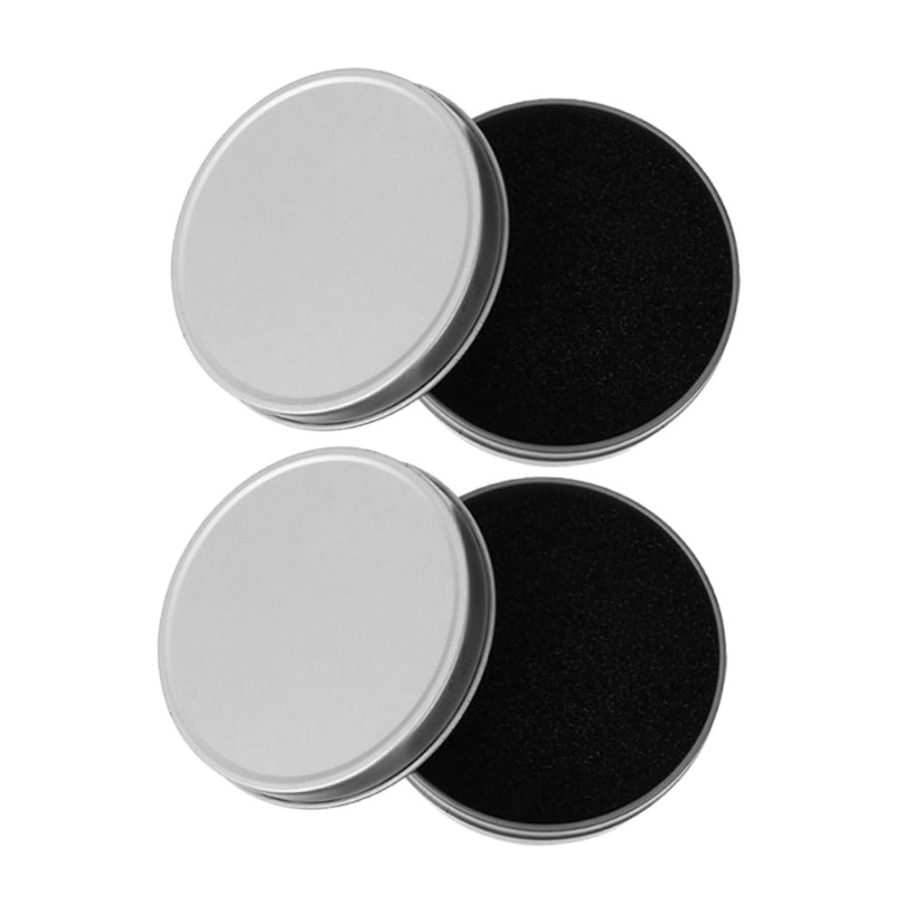 BESTYASH 2-Piece Makeup Brush Cleaning Pads with Iron Frame and Sponge