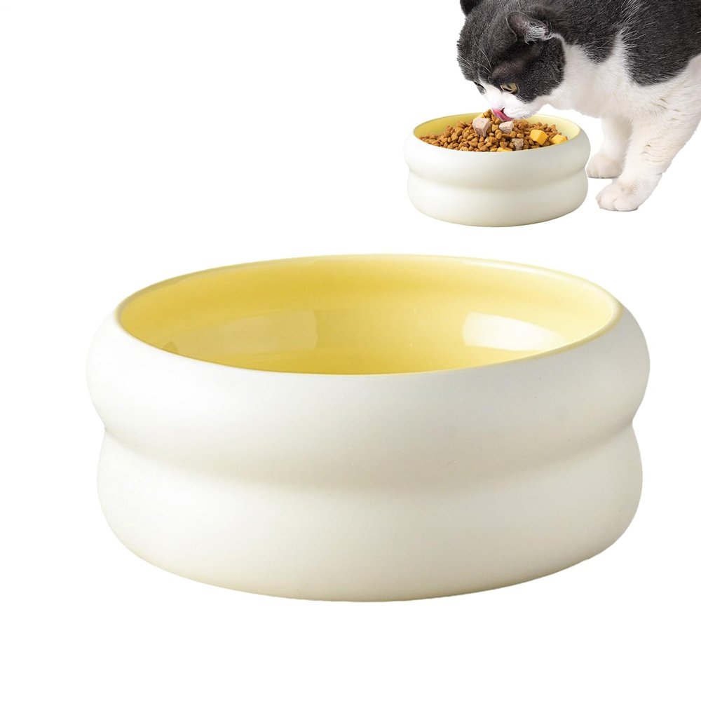 Ceramic Dog Food Bowl, Microwave-Safe Water Bowl