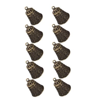 CIYODO DIY Retro Pet Bells, 10 Pieces, Brass