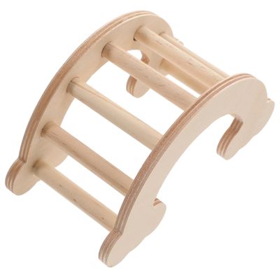 HEMOTON Wooden Ladder for Hamsters and Mice