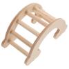 HEMOTON Wooden Ladder for Hamsters and Mice view 1