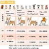 Generic Small Dog Wheelchair for Hind Legs, Adjustable Dog Cart with Leash, Red, XS view 2