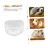 TOYANDONA Transparent Hamster Bowl - 2 Pack view 3