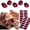 Wahrshei 30 UV-Curing Angola Red Gel Nail Wraps view 1