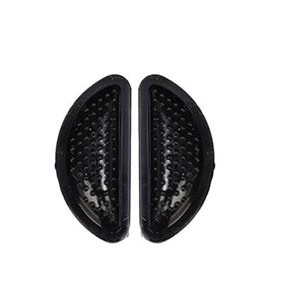 ERQIAO Silicone Nose Pads for Glasses, Soft, Non-Slip, Air Cushion, Transparent, Invisible, Self-Adhesive, 1 Pair, Black 01