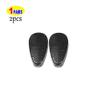 ERQIAO Silicone Nose Pads for Glasses, Soft, Non-Slip, Air Cushion, Transparent, Invisible, Self-Adhesive, 1 Pair, Black 01 view 2