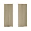 Tolldek Blackout Curtains for Kids' Room, 2-Piece Set, Beige, 86 x 138 cm view 3
