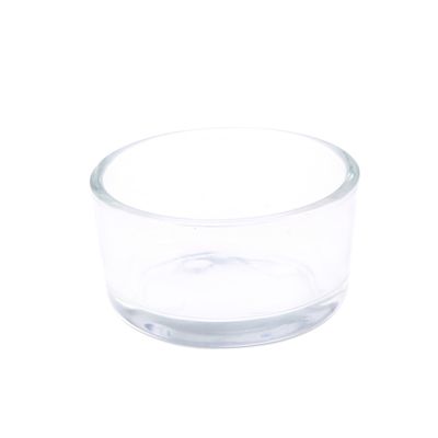 UPKOCH Round Glass Feeding Bowl for Reptiles