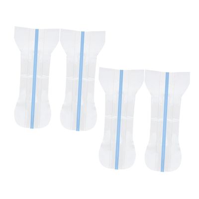 KOMBIUDA Women's Swimming Inserts, 4-Pack, PU, White, Disposable