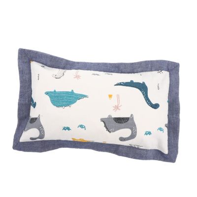 Kids' Travel Pillowcase with Cartoon Design and Envelope Closure