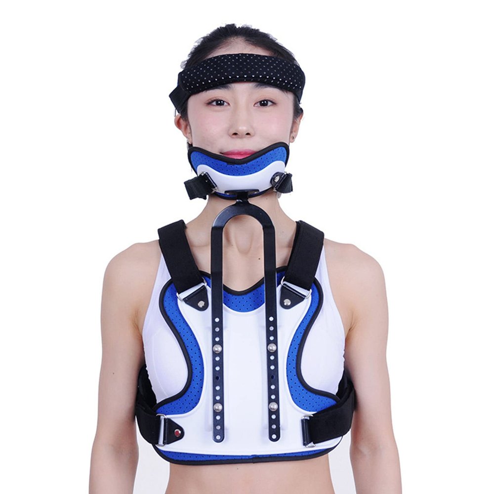 SULQING Cervical Thoracic Orthosis, Durable Neck Traction Device