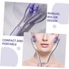 Manual Facial Roller with Handles for Facial Massage and Firming view 2