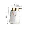 VICASKY 400 ml Ceramic Pump Bottle, White view 2