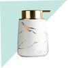 VICASKY 400 ml Ceramic Pump Bottle, White view 3