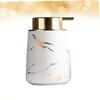 VICASKY 400 ml Ceramic Pump Bottle, White view 4
