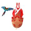 HEMOTON Parrot Flight Suit for Birds - Red view 2