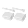 OUNONA Wall-Mounted Toothpaste Squeezer with Handle, ABS, 2 Pieces, Compact and Portable for Home and Travel view 1