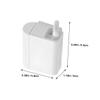 OUNONA Wall-Mounted Toothpaste Squeezer with Handle, ABS, 2 Pieces, Compact and Portable for Home and Travel view 2