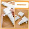 OUNONA Wall-Mounted Toothpaste Squeezer with Handle, ABS, 2 Pieces, Compact and Portable for Home and Travel view 3