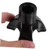 BESTYASH 5-Pack Replacement Cane and Trekking Pole Tips, Black PVC, 4 Pieces Each view 3